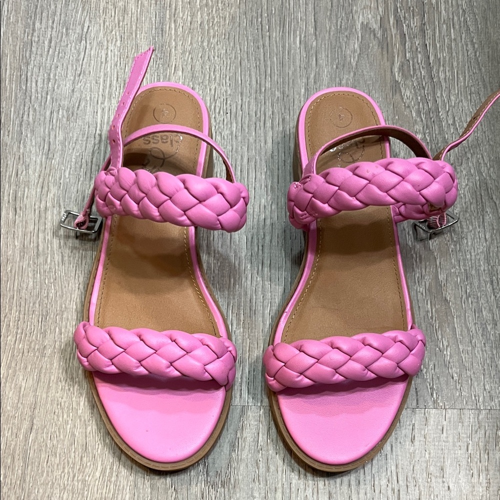 •Cat & Jack• Pink Braided Kids Sandals